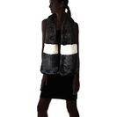 Accesorii Femei Kate Spade New York Faux Rabbit Fur Stole BlackCream