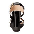 Incaltaminte Femei LOVE Moschino Sandal Wedge with Painted Buckles Black