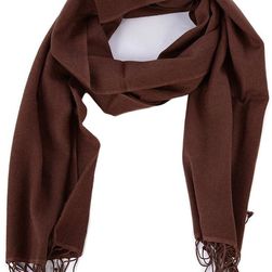 TS Pashmina Nepal Pashmina Scarf Brown