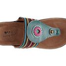 Incaltaminte Femei Spring Step Yasmin Wedge Sandal Teal Multi