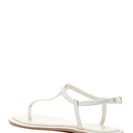 Incaltaminte Femei Athena Alexander Nova Embellished T-Strap Sandal WHITE