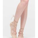 Incaltaminte Femei CheapChic Style Royale Faux Suede Lace-up Flats Nude