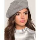 Accesorii Femei CheapChic Felted Wool Beret Gray