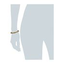 Bijuterii Femei French Connection Woven Leather Bangle Bracelet GoldOlive Green