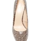 Incaltaminte Femei Nine West Gwendle Snake Embossed Pump NATURAL Y