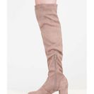 Incaltaminte Femei CheapChic Skyline Thigh-high Faux Suede Boots Lttaupe