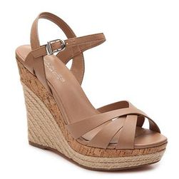 Incaltaminte Femei Charles by Charles David Astro Wedge Sandal Nude