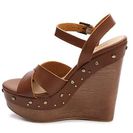 Incaltaminte Femei Chinese Laundry Jala Wedge Sandal Brown