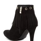 Incaltaminte Femei Bucco Elspeth Faux Fur Lined Heeled Bootie Black