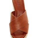 Incaltaminte Femei Michael Antonio Gisel Wedge Sandal Cognac