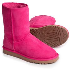 Incaltaminte Femei UGG UGG Australia Classic Short Boots - Sheepskin RACING RED (05)