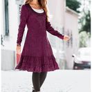 Rochie creponată "2în1" 