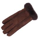 Accesorii Femei UGG Classic Perforated Two Point Glove Chcoolate