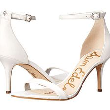 Incaltaminte Femei Sam Edelman Patti White Nappa Luva Leather