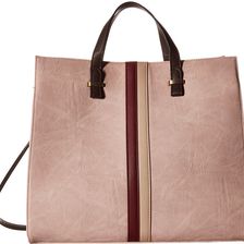 Gabriella Rocha Sanna Tote with Center Stripe Dark Pink