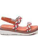 Incaltaminte Femei Jambu Ocan City Wedge Sandal Orange