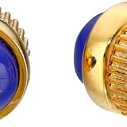 Marc by Marc Jacobs Cabochon Magnetic Stud Earrings Lapis Multi