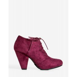 Incaltaminte Femei CheapChic In The Limelight Bootie WineBurgundy