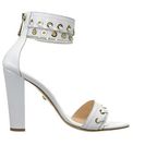Incaltaminte Femei Just Cavalli Calf Leather with Eyelets Off-White