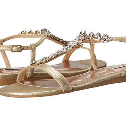 Incaltaminte Femei Badgley Mischka Amuse II Platino Metallic Kid Suede