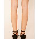 Incaltaminte Femei Forever21 Faux Suede Lace-Up Sandals Black