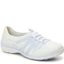 Incaltaminte Femei SKECHERS Relaxed Fit Conversations Holding Aces Slip-On Sneaker WhiteBlue