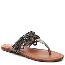 Incaltaminte Femei Jessica Simpson Ravalli Flat Sandal Pewter Metallic