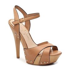 Incaltaminte Femei Jessica Simpson Faraday Sandal Tan Leather