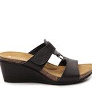 Incaltaminte Femei Patrizia by Spring Step Tamsin Wedge Sandal Black