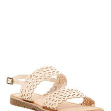 Incaltaminte Femei Matisse Nelli Laser Cutout Sandal NATURAL LEATHER