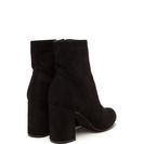 Incaltaminte Femei CheapChic Stacked In Your Favor Chunky Booties Black