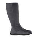 Incaltaminte Femei SoftWalk Hollywood Wide Calf Graphite Soft Nappa LeatherCow Suede Leather