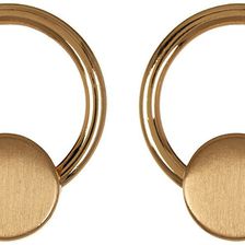 14th & Union Double Disc Hoop Earrings GOLD