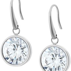 Michael Kors CZ Earrings Silver/Clear