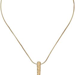 Sam Edelman Crinkle Spike Pendant Necklace Gold
