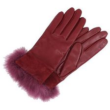 Accesorii Femei UGG Quinn Glove with Toscana Trim Emillion