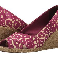 Incaltaminte Femei LAUREN Ralph Lauren Cecilia PersimmonWheat Batik Floral Cotton