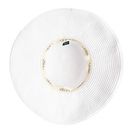 Accesorii Femei LAUREN Ralph Lauren Poly Signature Grosgrain Sun Hat PearlBlack White