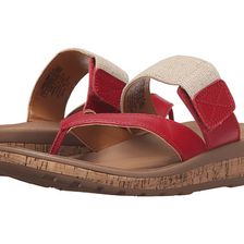 Incaltaminte Femei Rockport Weekend Casuals Keona Gore Thong Red Pepper Smooth