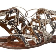 Incaltaminte Femei Sam Edelman Gemma Putty Shiny Burmese Python Print