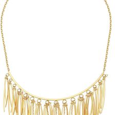Rebecca Minkoff Needle Statement Collar Necklace Gold