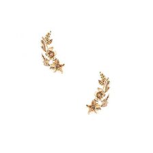 Bijuterii Femei Forever21 Etched Floral Ear Pins Antique gold