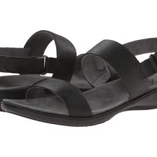 Trotters Gina Black Soft Tumbled Leather