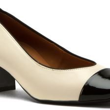 ara Lian Bone Calf/Black Patent