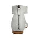 Incaltaminte Femei Frye Carson Ankle Zip White Soft Vintage Leather