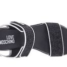 Incaltaminte Femei LOVE Moschino Shiny Open Toe Black