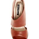 Incaltaminte Femei Michael Antonio Lovely Peep Toe Heel Cognac