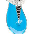 Incaltaminte Femei CheapChic Venomous Vixen Metallic Sandals Blue