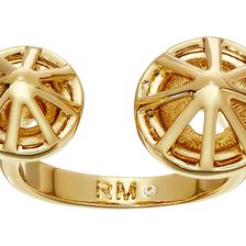 Rebecca Minkoff Two Caged Stud Ring Gold
