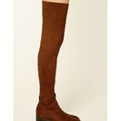 Incaltaminte Femei Forever21 Thigh-High Faux Suede Boots Brown